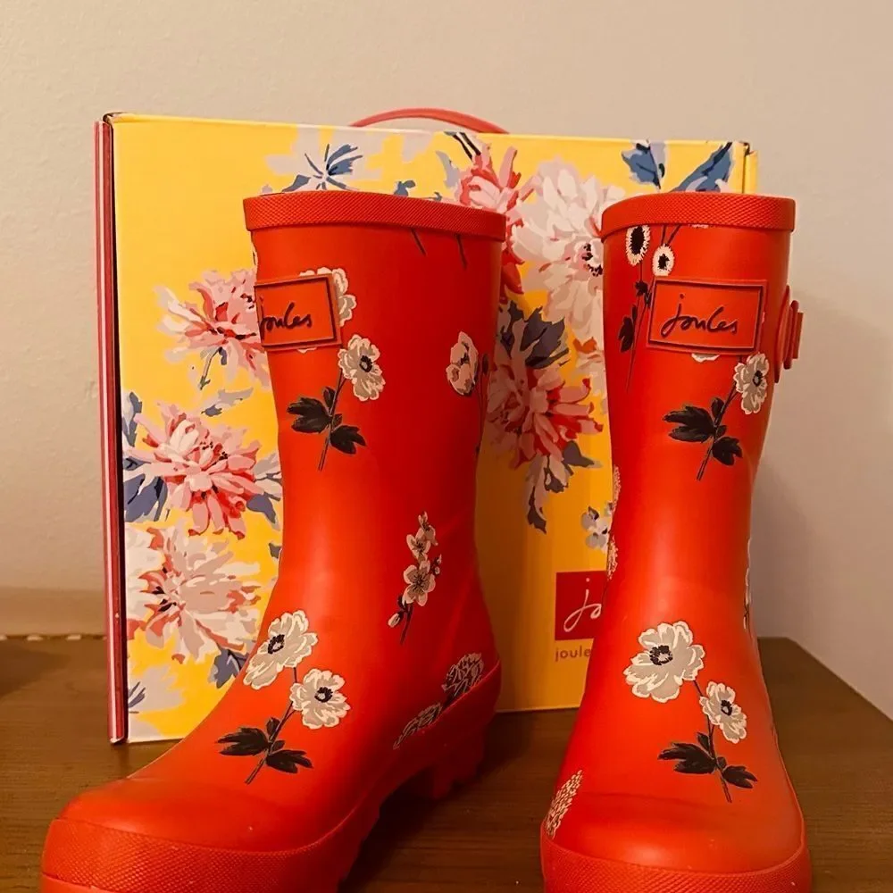 Womens Joules Rainboot size 6 -EUC‎